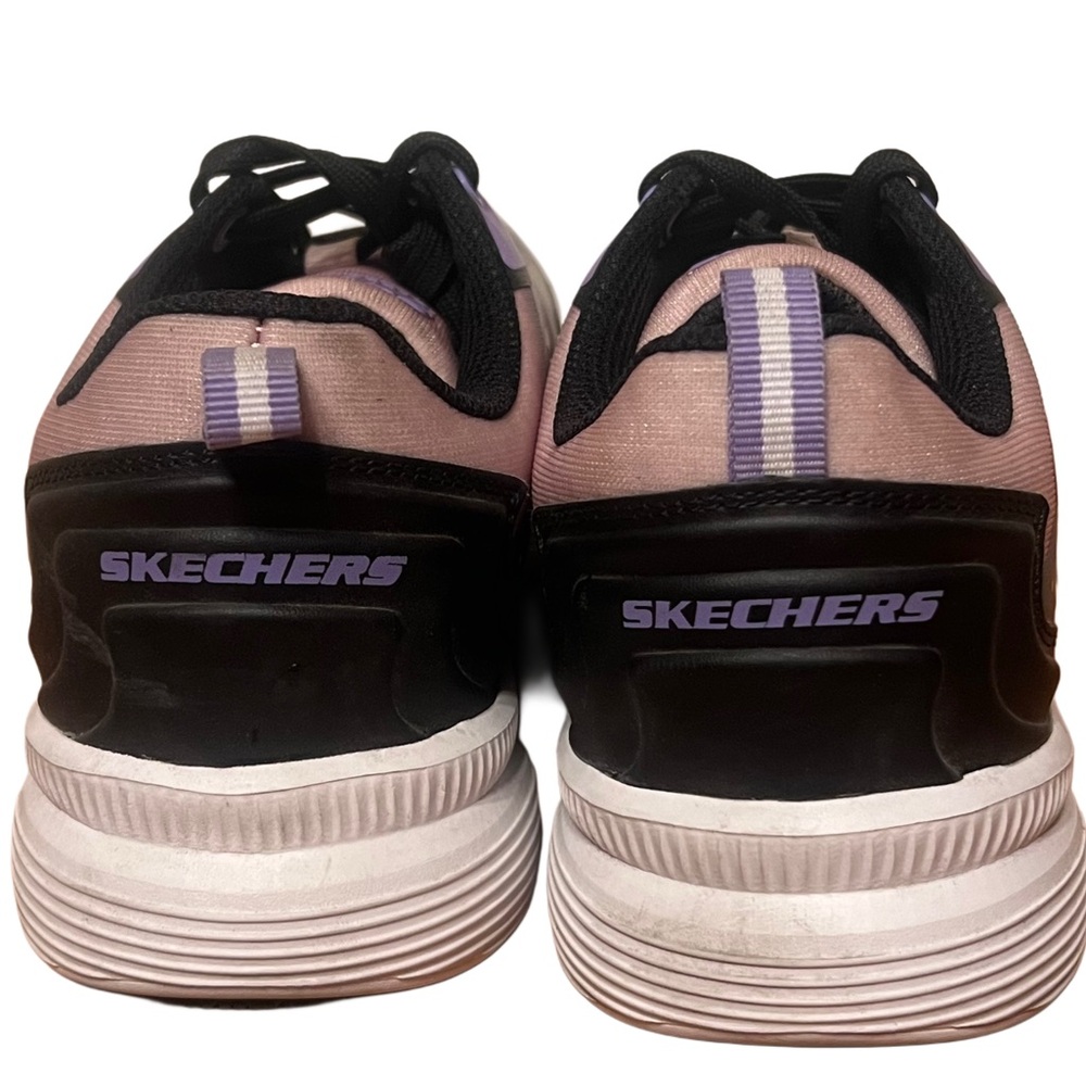 Sketchers Carbix Comp Toe Sneaker Work Shoe Size 8 white/purple - Picture 9 of 14